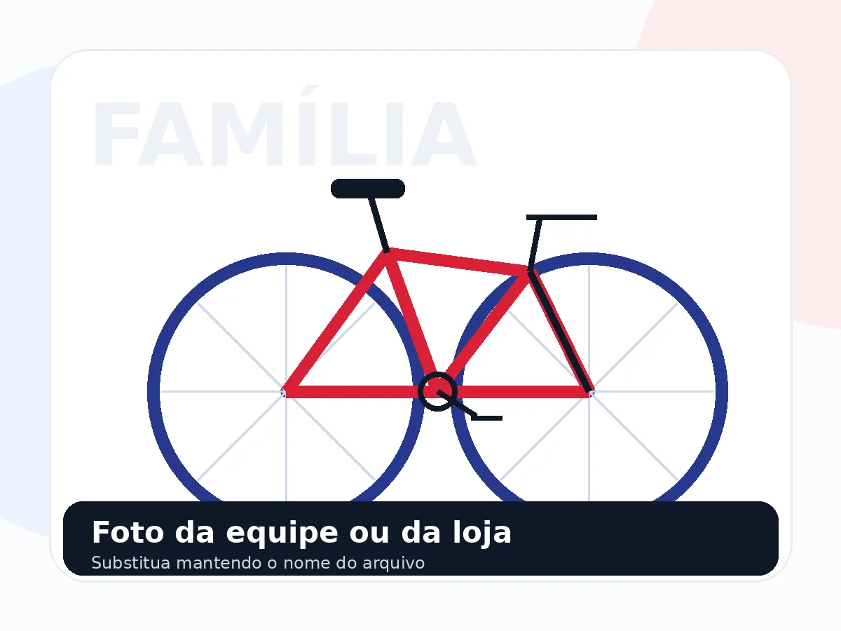 Espaço reservado para uma foto da equipe ou do interior da Bike Torres